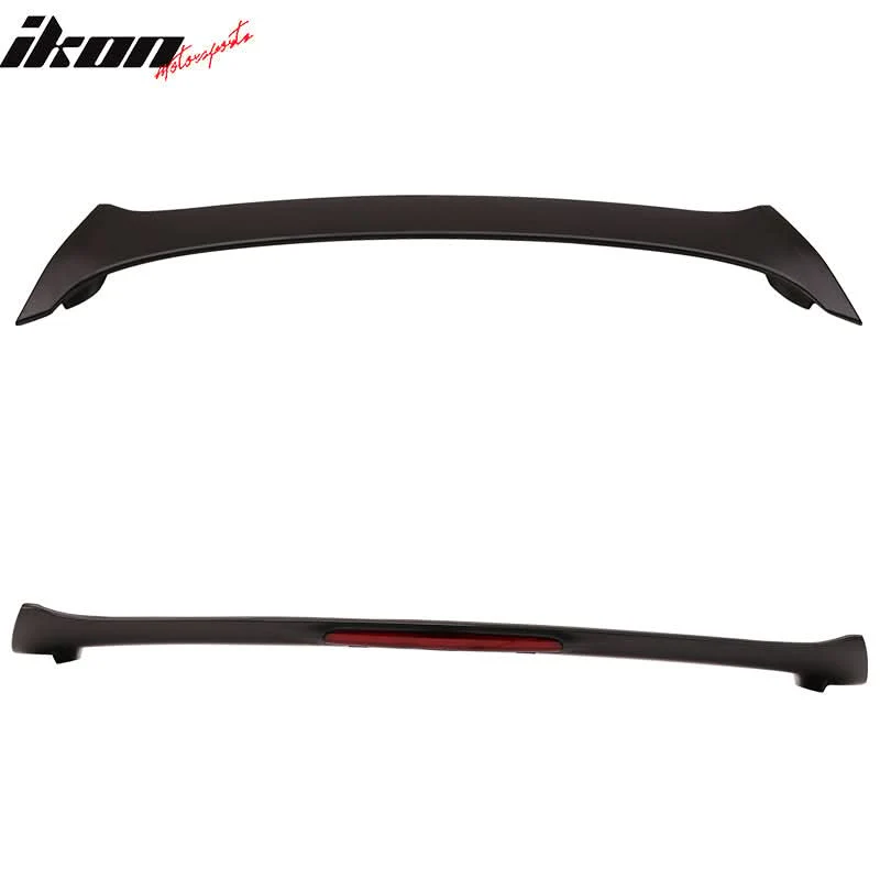 2006-2011 Honda Civic Coupe Trunk Spoiler w/ 3rd Brake LED Light ABS - Image 3