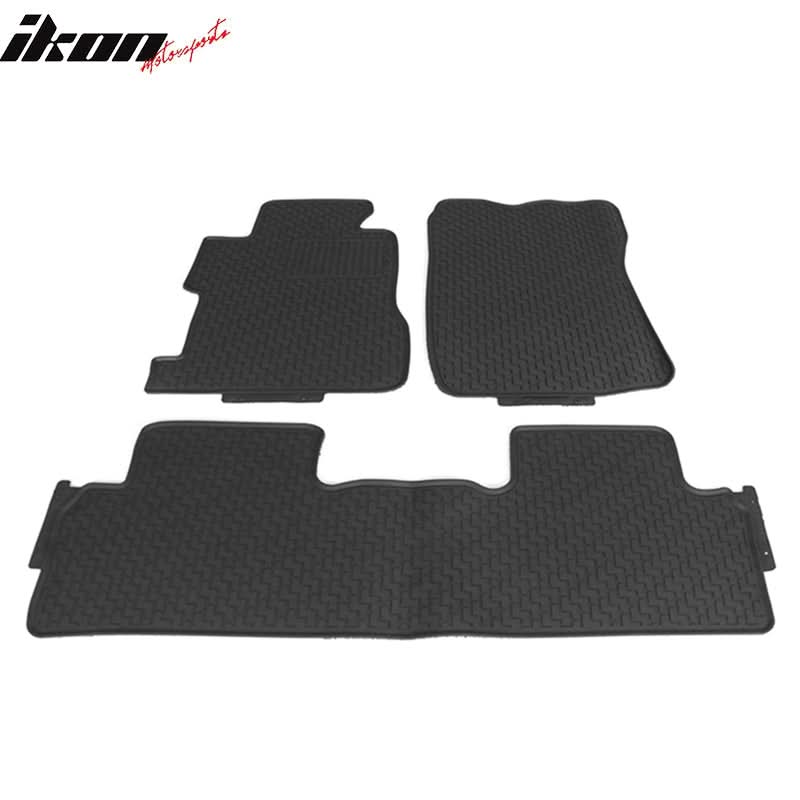 2006-2011 Honda Civic Floor Mats Latex Rubber Front Second Row - Image 2