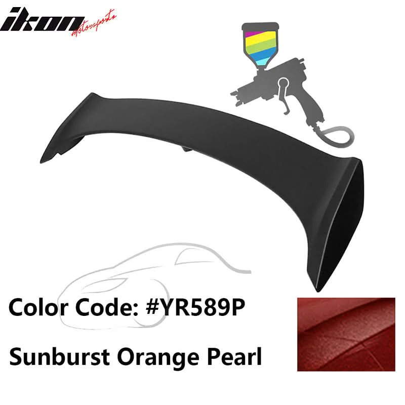 2006-2011 Honda Civic Painted Trunk Spoiler 3rd Brake LED Light ABS - Image 38
