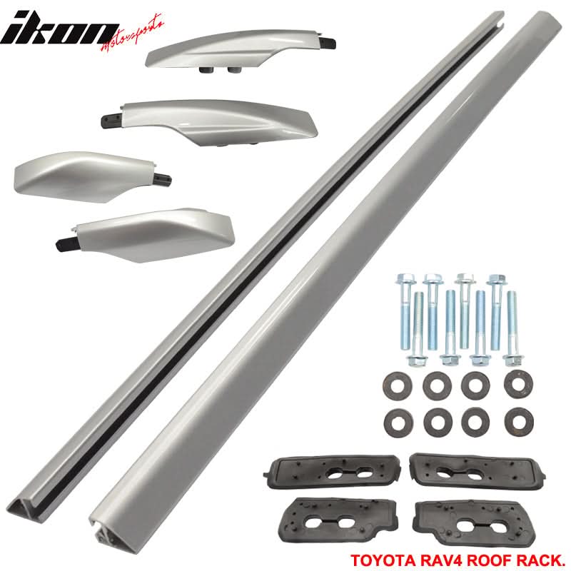 2006-2012 Toyota RAV-4 OE Style Silver Roof Rack Cross Bar Aluminum - Image 2