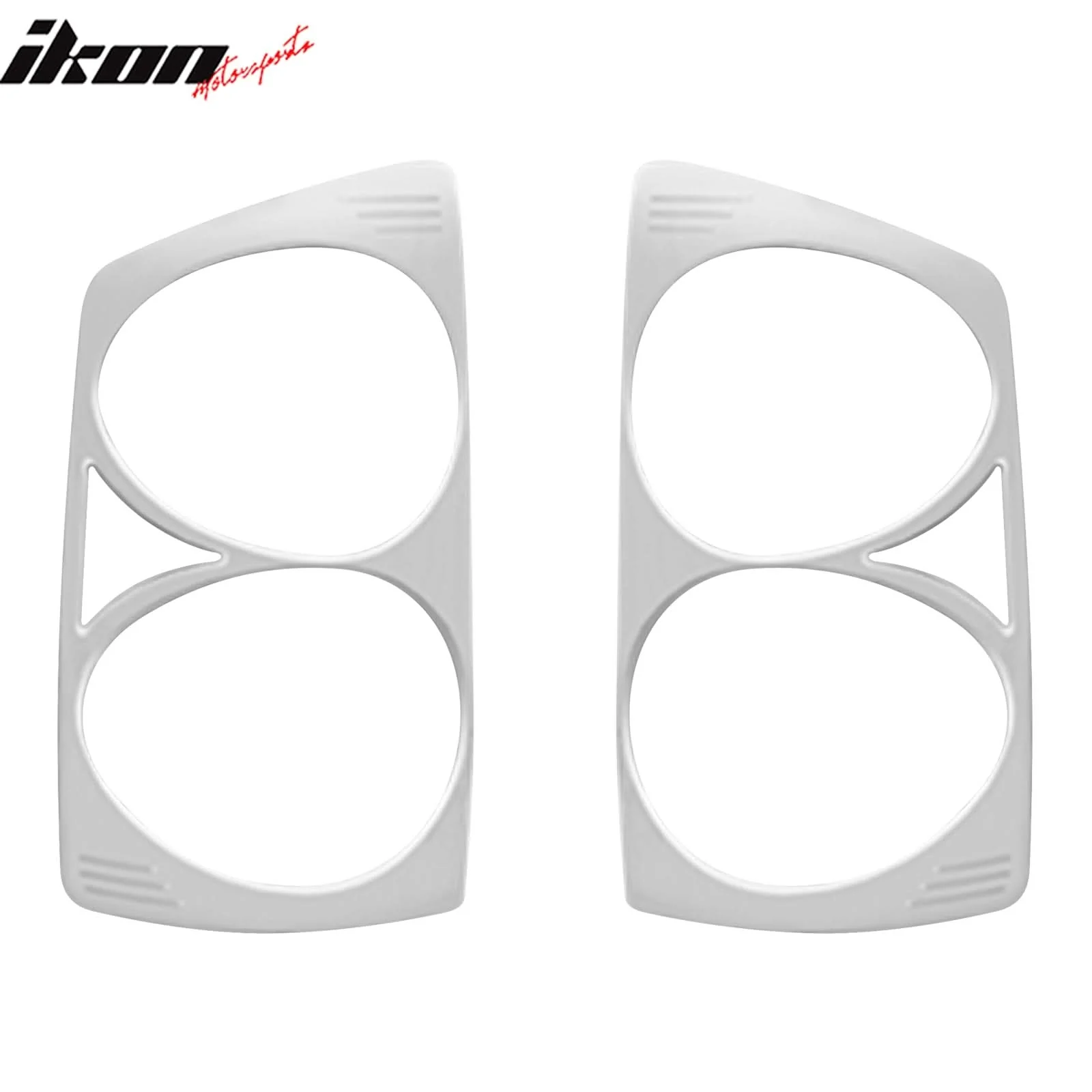 2007-2008 Dodge Ram Rear Taillight Lamps Frames Trim Chrome ABS 2PCS - Image 2