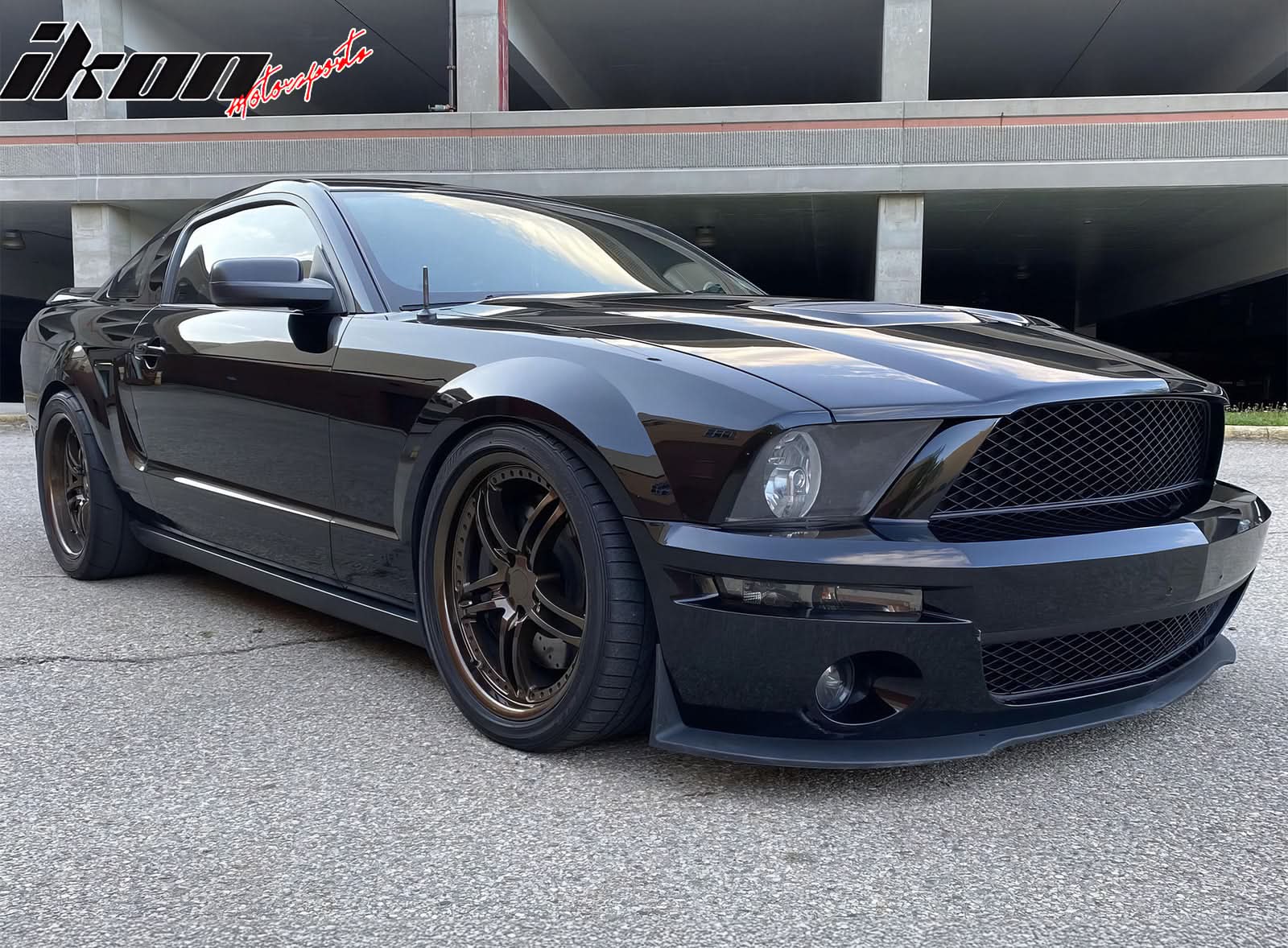 2007-2009 Ford Mustang GT500 OE Front Bumper Upper Mesh Grille ABS - Image 3
