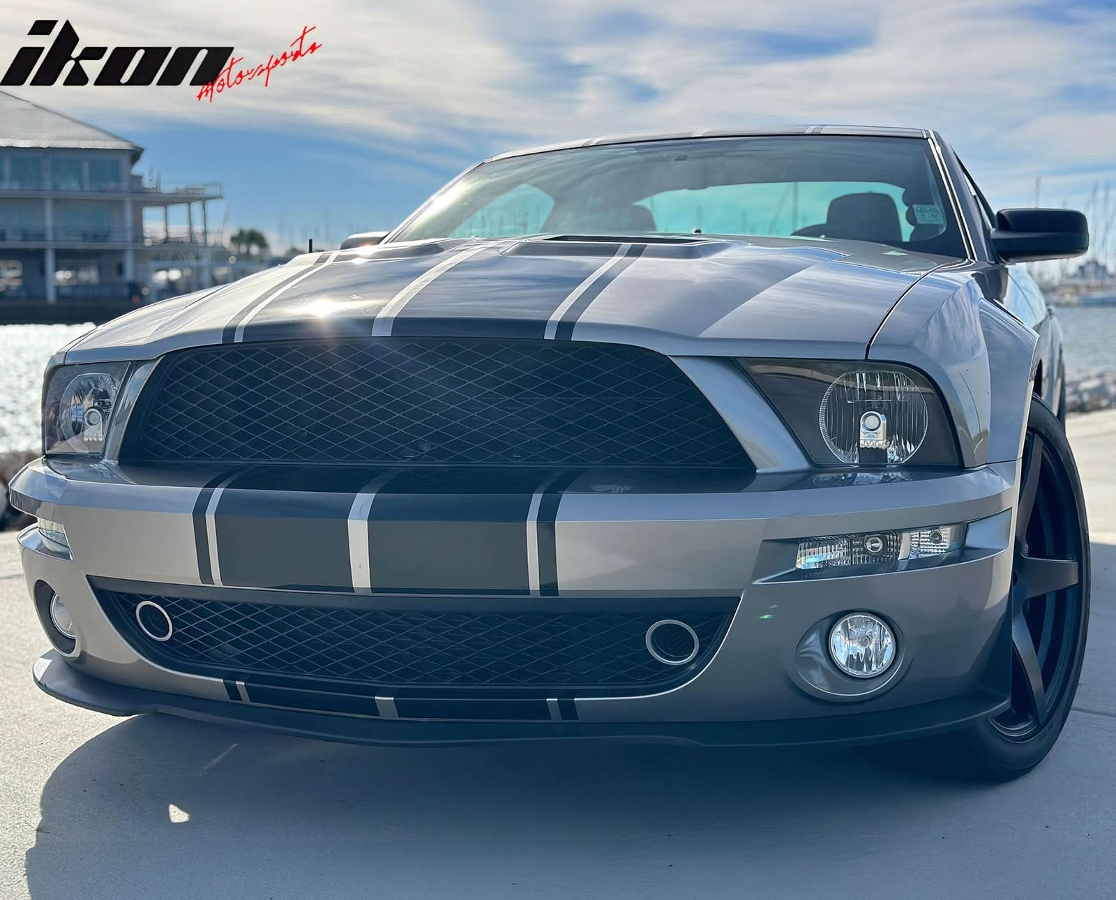 2007-2009 Ford Mustang GT500 OE Style Front Bumper Valance Lip PP - Image 3