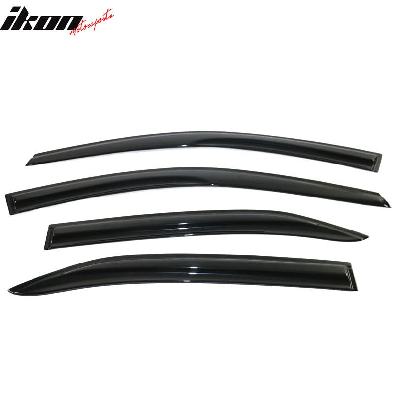 2007-2011 Toyota Camry Acrylic 4PC Window Visors Tape On Rain Guard - Image 11