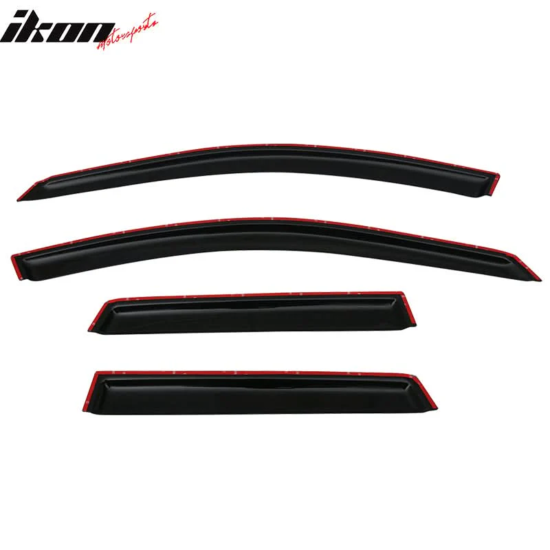 2007-2012 Acura RDX TB1 Slim Style Smoke/Tinted Visor Windows Acrylic - Image 7