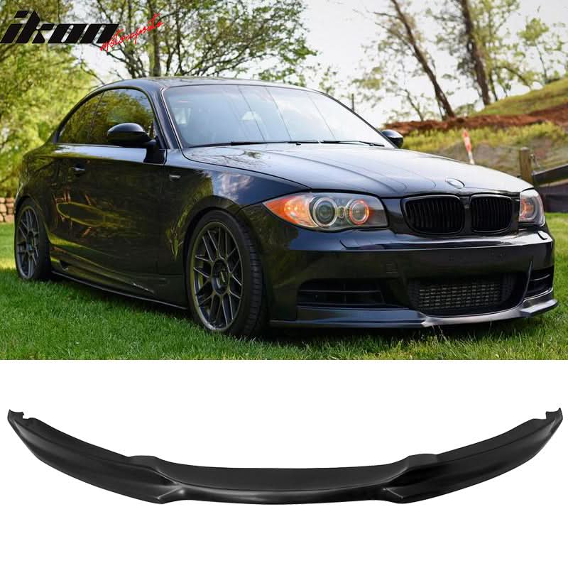 2007-2013 BMW 1 Series E82 MSport MT Front Bumper Lip Spoiler PU - Image 8
