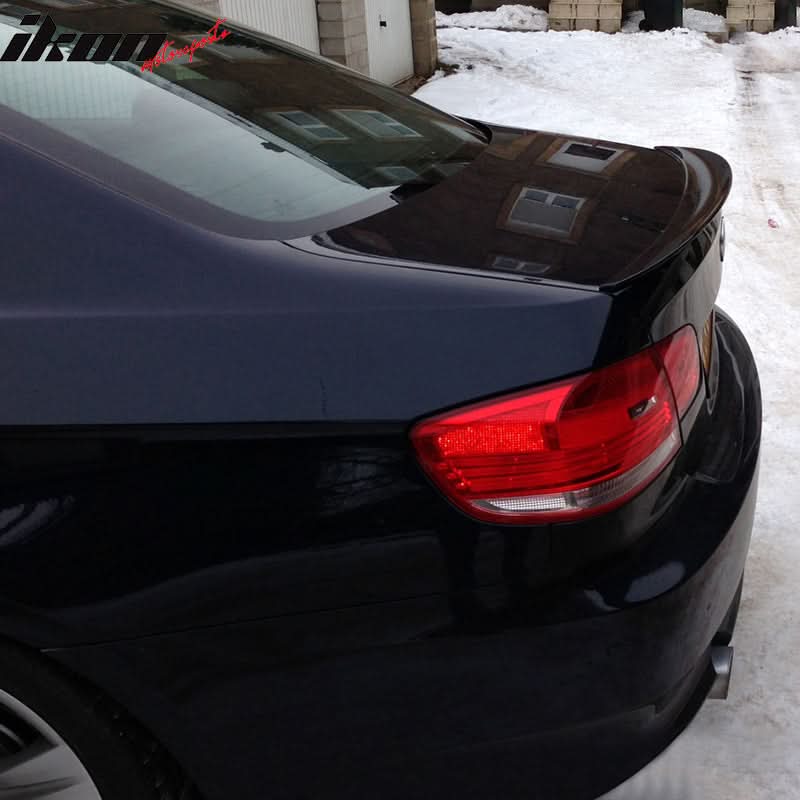 2007-2013 BMW E92 325i 328i M3 Performance Trunk Spoiler #668 Black - Image 3