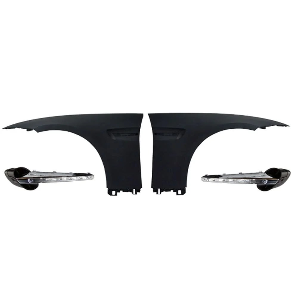 2007-2013 BMW E92 Complete M3 Front Fender Side Vent w/ Signal - Image 2