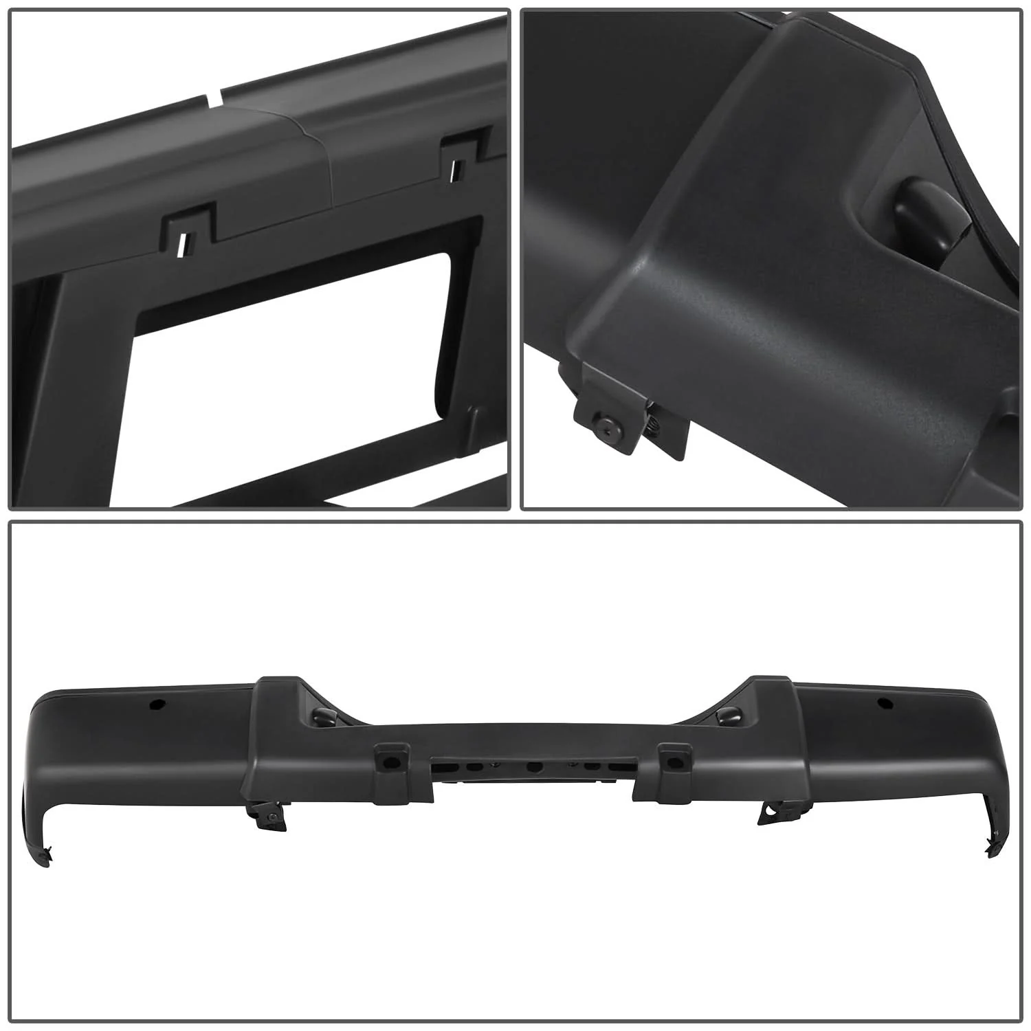 2007-2013 Chevrolet Silverado 1500 Rear Step Bumper w/ Sensor Holes Steel - Image 2