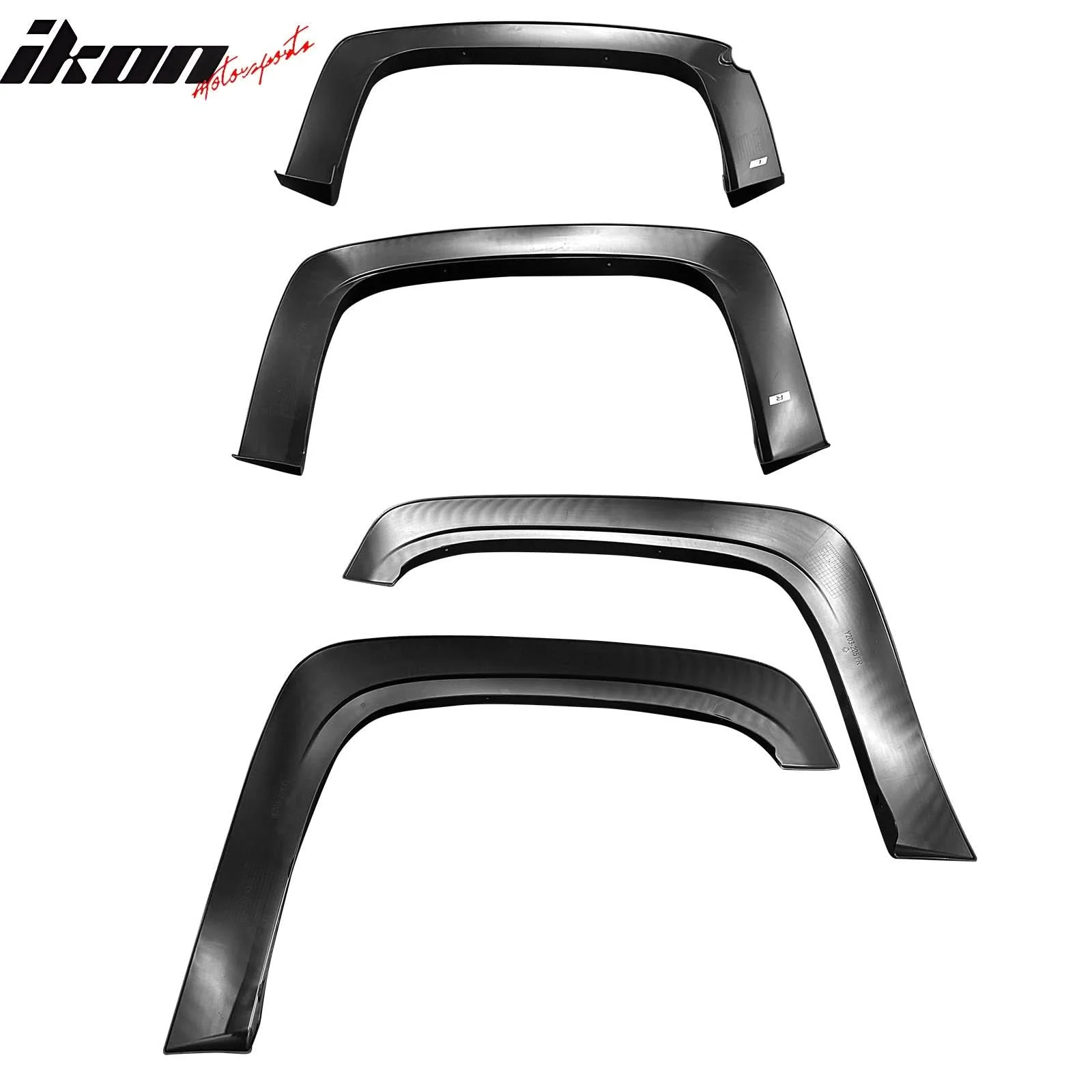 2007-2013 Chevrolet Silverado Short Bed OE Style 4PCS Fender Flares PP - Image 2