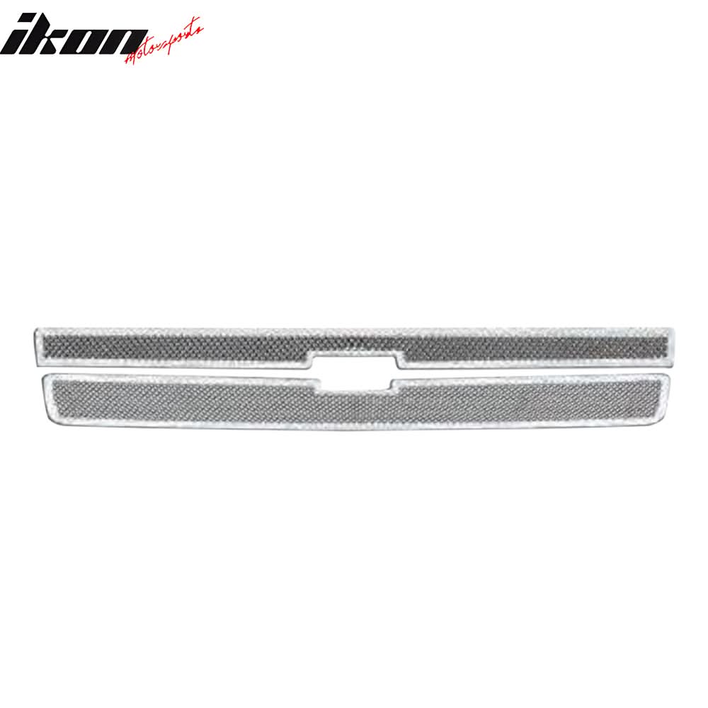 2007-2013 Chevy Silverado 1500 Stainless Steel Upper Mesh Grill Insert - Image 2