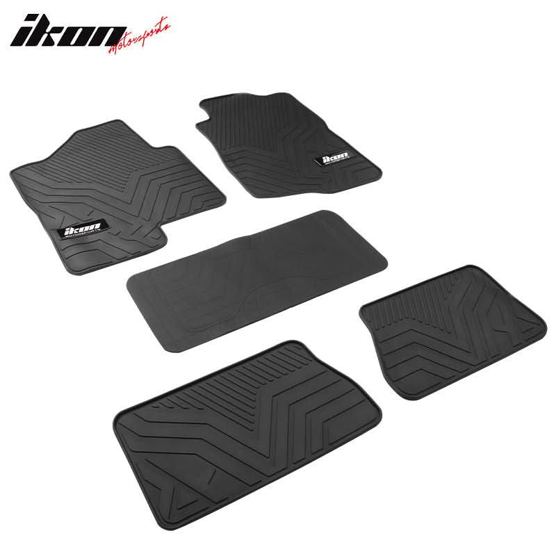 2007-2013 Chevy Silverado Latex Floor Mat All Weather Carpet 5PC - Image 6