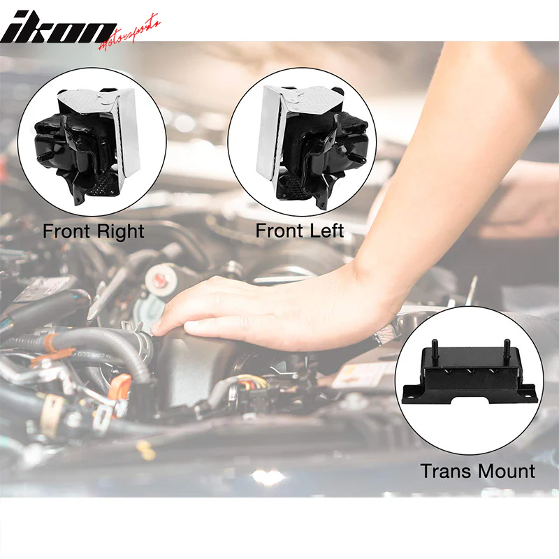 2007-2013 Chevyado 5.3L Engine Motor Mount Kit 3PC - Image 2