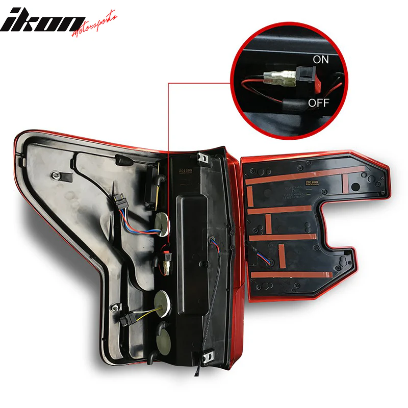 2007-2013 Toyota Tundra Sequential Smoke Lens Housing Tail Lights - Image 4
