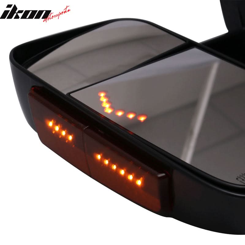 2007-2014 Silverado Sierra Tow Mirrors Power Heated Signal Light 2PC - Image 6