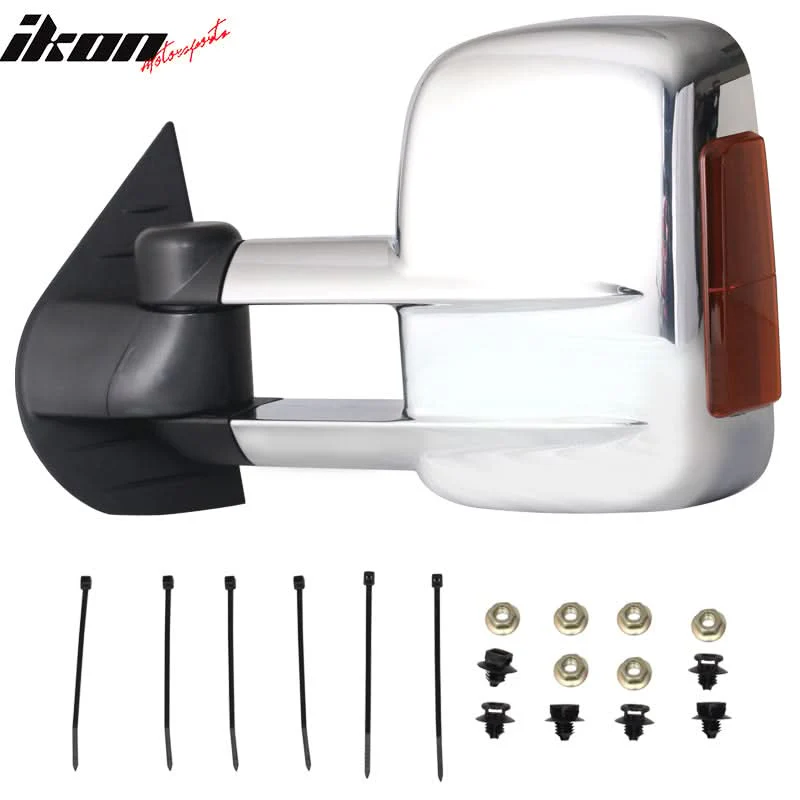 2007-2014Â Silverado Tow Mirrors Power Heated Signal Arrow Light 2PC - Image 3