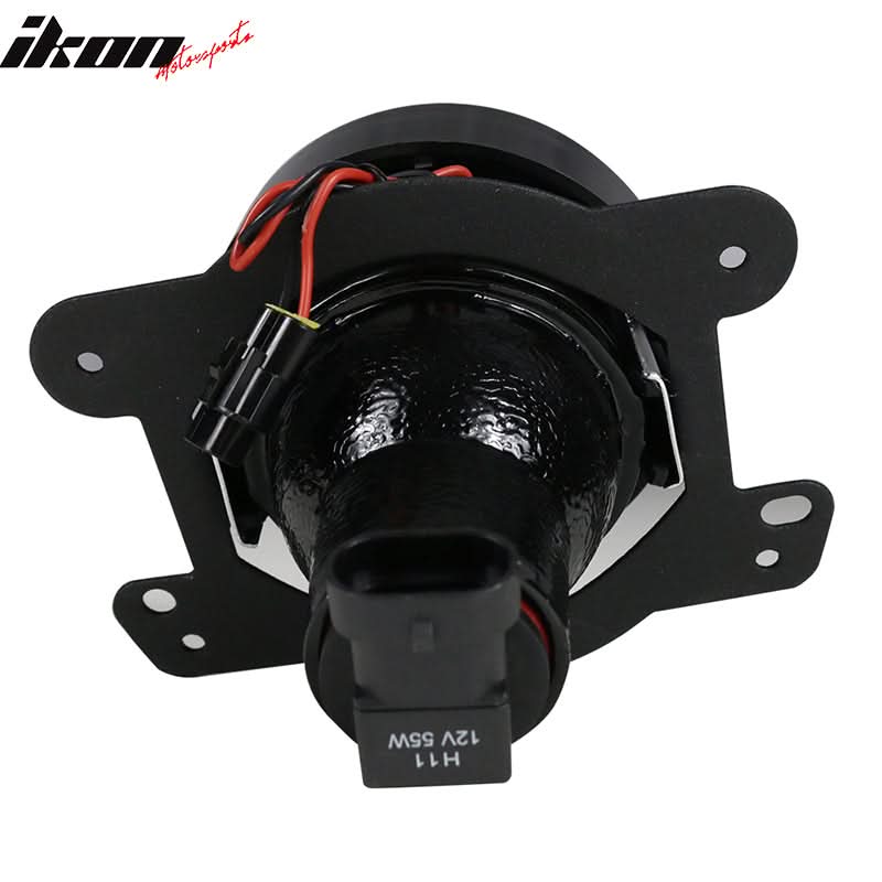 2007-2016 Jeep Wrangler LED Projector Fog Light With Halo Clear Lens - Image 5