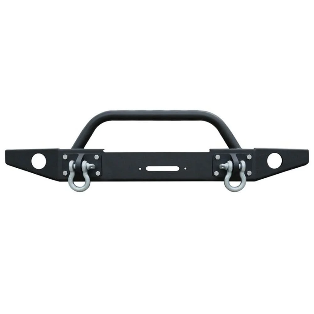 2007-2017 Jeep Wrangler JK Front Bumper Guard Winch Plate Steel - Image 4
