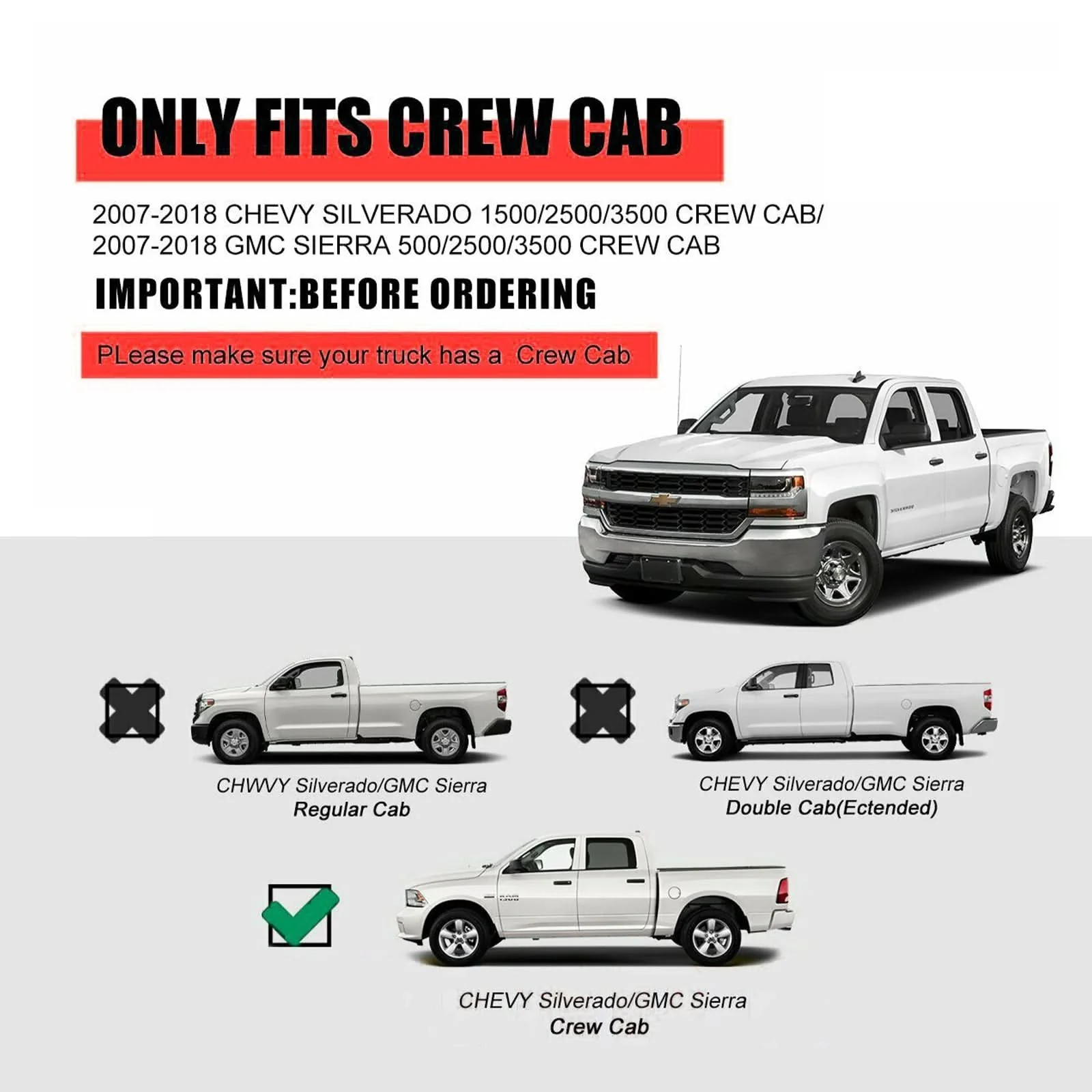 2007-2018 Chevy Silverado Crew Cab 5" Oval Running Board Stainless - Image 3
