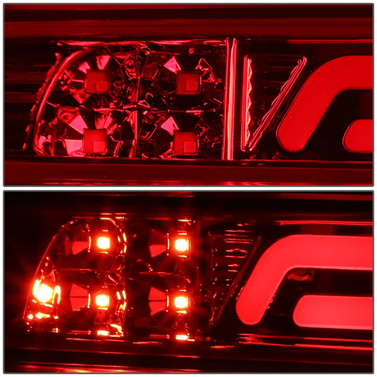 2007-2018 Toyota Tundra 3D LED Third Brake Light - Red - Image 4