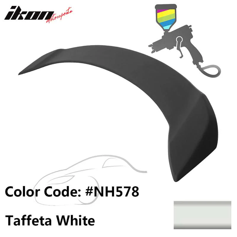 2008-12 Honda Accord 8th 4DR OE Style Matte Black Trunk Spoiler ABS - Image 11