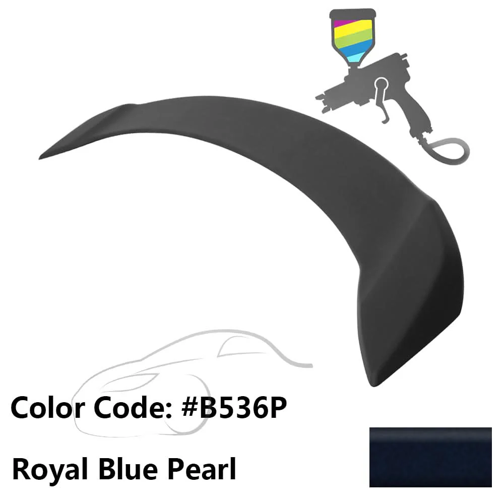 2008-12 Honda Accord 8th 4DR OE Style Matte Black Trunk Spoiler ABS - Image 6