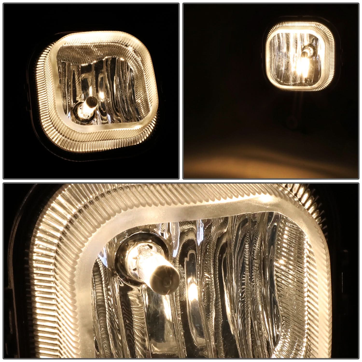 2008-2010 Ford F-250 F-350 F-450 F-550 Super Duty Fog Lights Chrome - Image 4