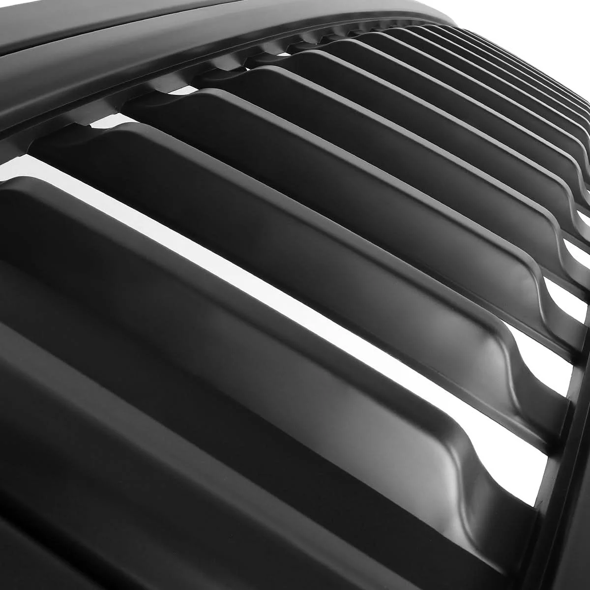 2008-2010 Ford F-250 F-350 F-450 F-550 Vertical Fence Grille Matte Black - Image 2