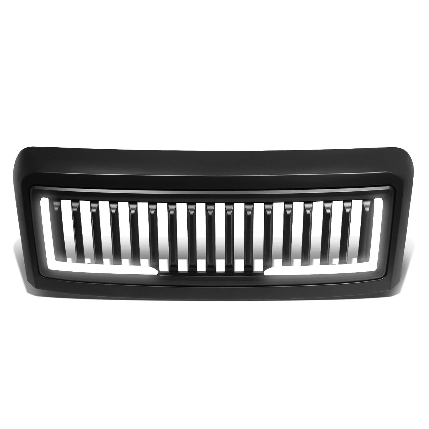 2008-2010 Ford F-250/F-350/F-450/F-550 Vertical Fence Style LED DRL Grille - Image 3