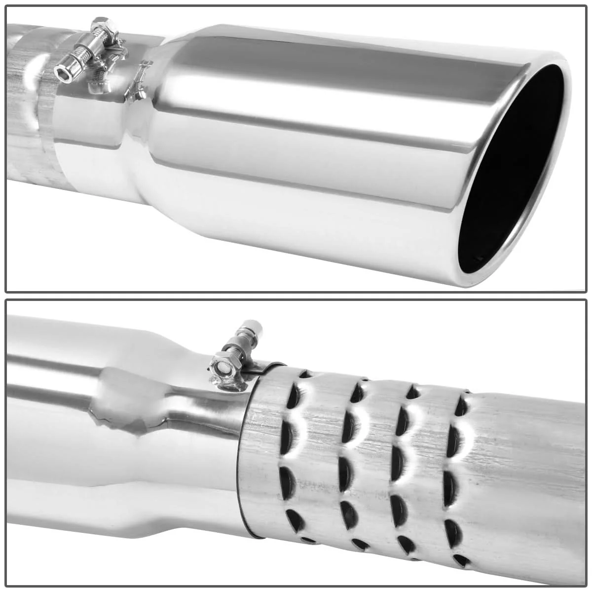 2008-2010 Ford F-250 F-350 F-450 Super Duty Catback Exhaust Stainless Steel - Image 4