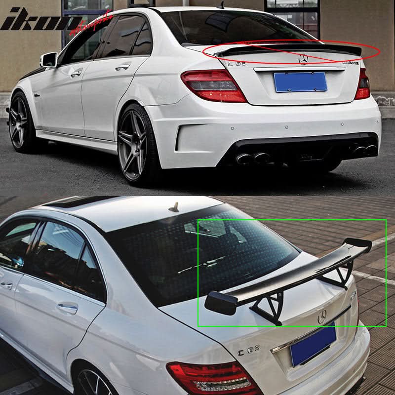 2008-2011 Benz W204 Black-Series Conversion Front Rear BodyKit PP - Image 2