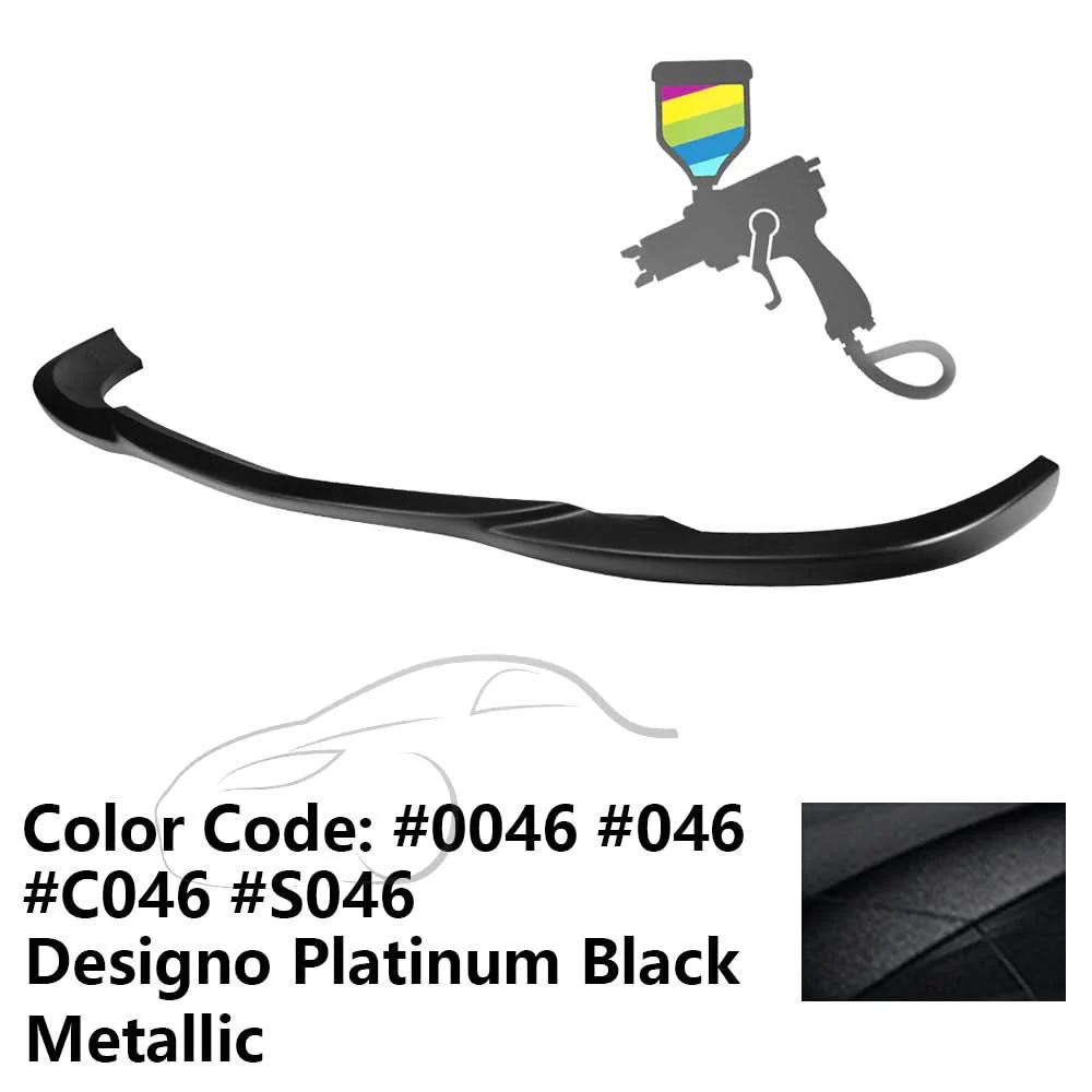 2008-2011 Benz W204 C Class GH Style Front Bumper Lip ABS - Image 13