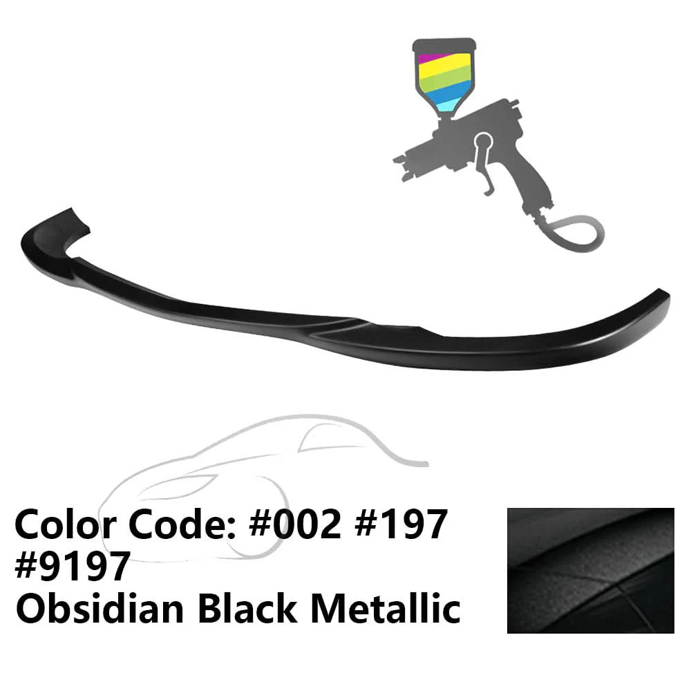 2008-2011 Benz W204 C Class GH Style Front Bumper Lip ABS - Image 7