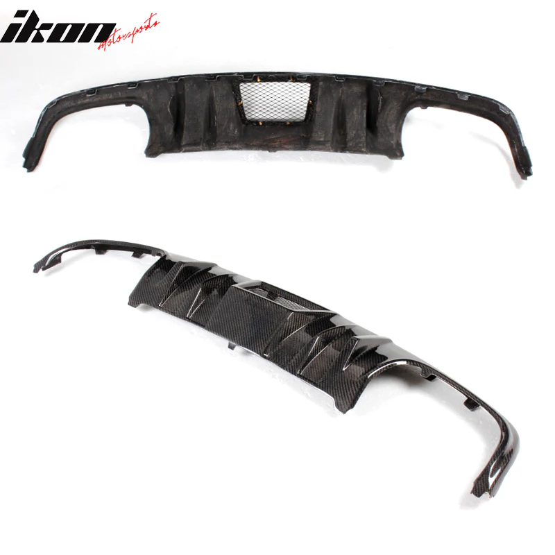 2008-2011 Benz W204 C63 R Style Rear Bumper Lip Diffuser Carbon Fiber - Image 3