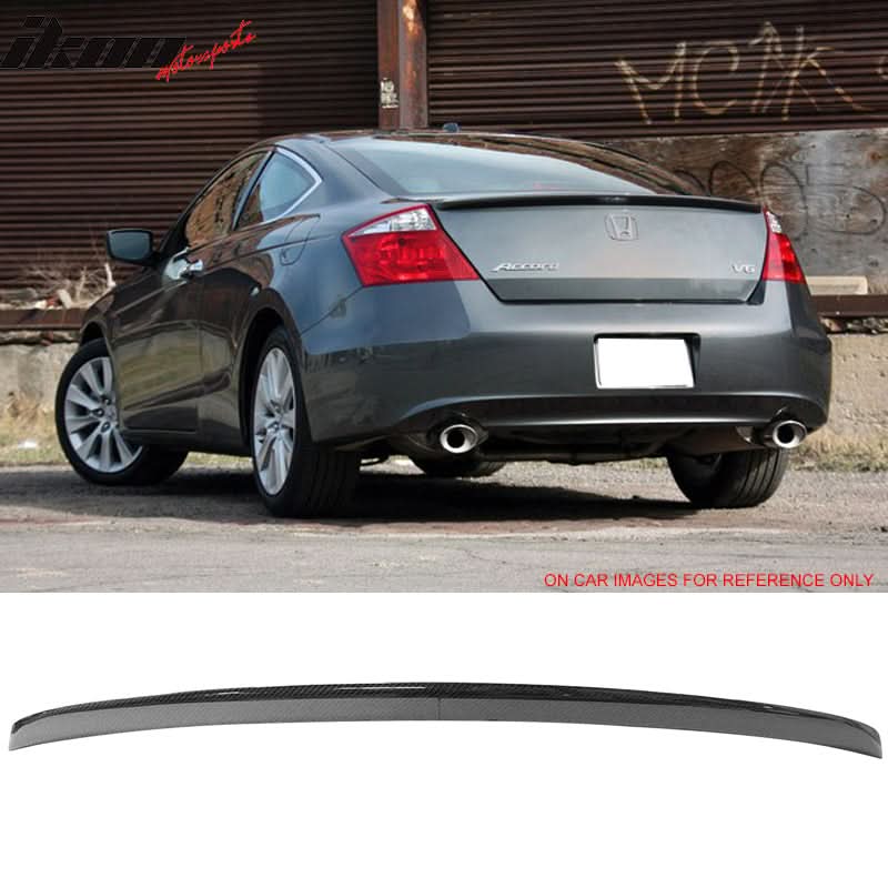 2008-2012 Honda Accord Coupe 2Door CF Carbon Fiber Trunk Spoiler Wing - Image 6