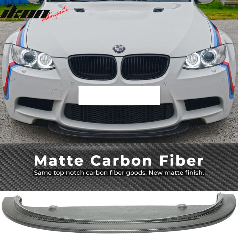 2008-2013 E90 E92 E93 M3 CRT Style Front Bumper Lip Carbon Fiber CF - Image 11