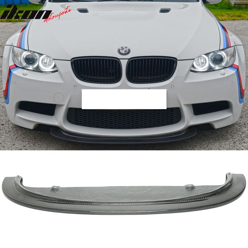 2008-2013 E90 E92 E93 M3 CRT Style Front Bumper Lip Carbon Fiber CF - Image 4