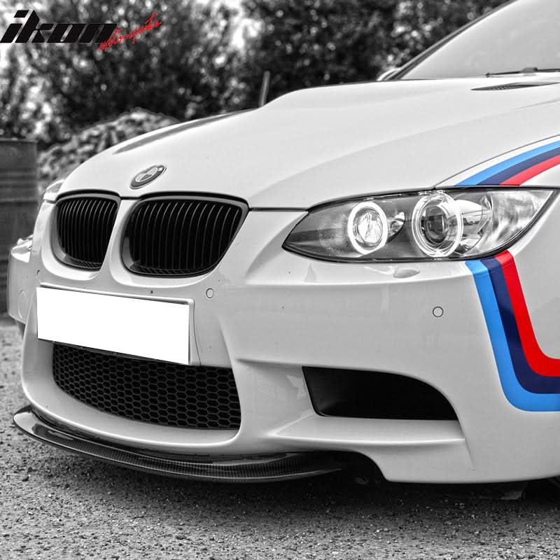 2008-2013 E90 E92 E93 M3 CRT Style Front Bumper Lip Carbon Fiber CF - Image 5