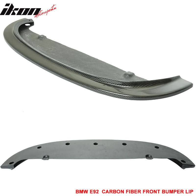 2008-2013 E90 E92 E93 M3 CRT Style Front Bumper Lip Carbon Fiber CF - Image 7