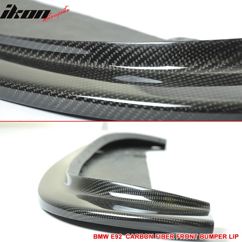 2008-2013 E90 E92 E93 M3 CRT Style Front Bumper Lip Carbon Fiber CF - Image 8