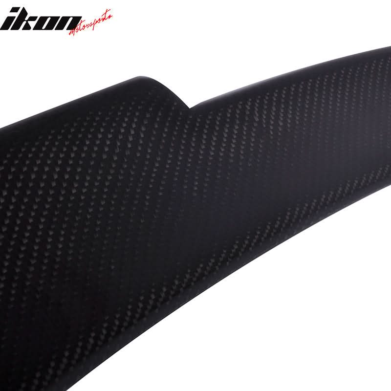 2008-2014 Benz C Class W204 Sedan Ikon Carbon Fiber Rear Trunk Spoiler - Image 14