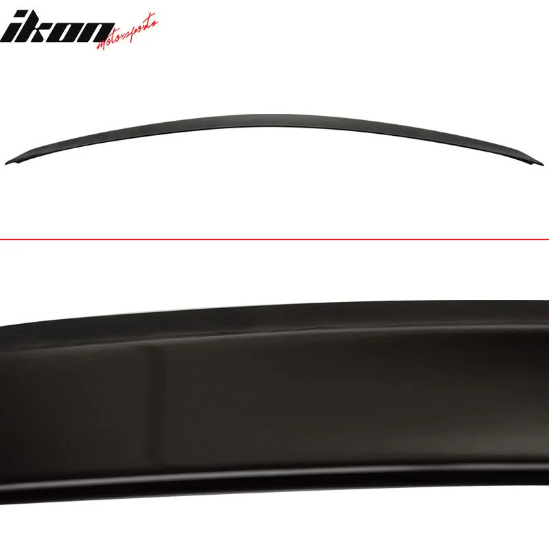2008-2014 Benz W204 #040 Black AMG Style Trunk & OE Roof Spoiler ABS - Image 11