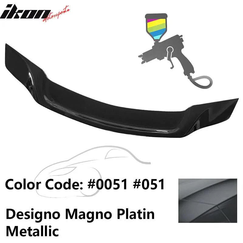 2008-2014 Benz W204 C-Class 4Dr R Style Trunk Spoiler A - Image 28