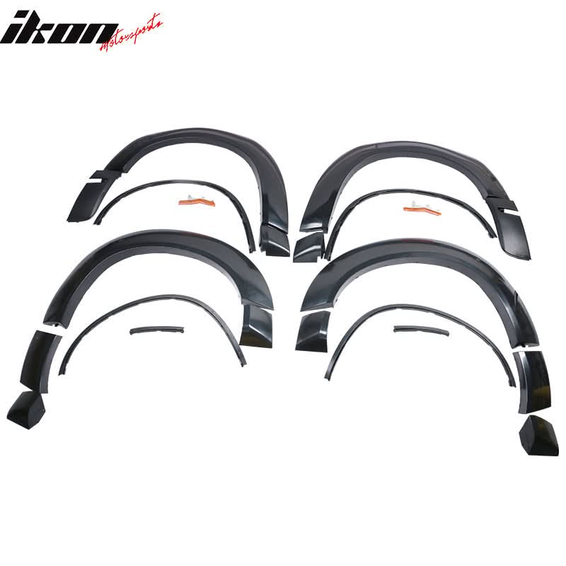 2008-2014 Challenger Front+Rear Bumper Cover+Fender Flares+V3 Diffuser - Image 10