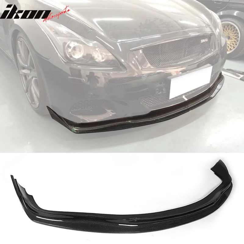 2008-2014 Infiniti G37 Coupe JC Style Front Bumper Lip Carbon Fiber - Image 7