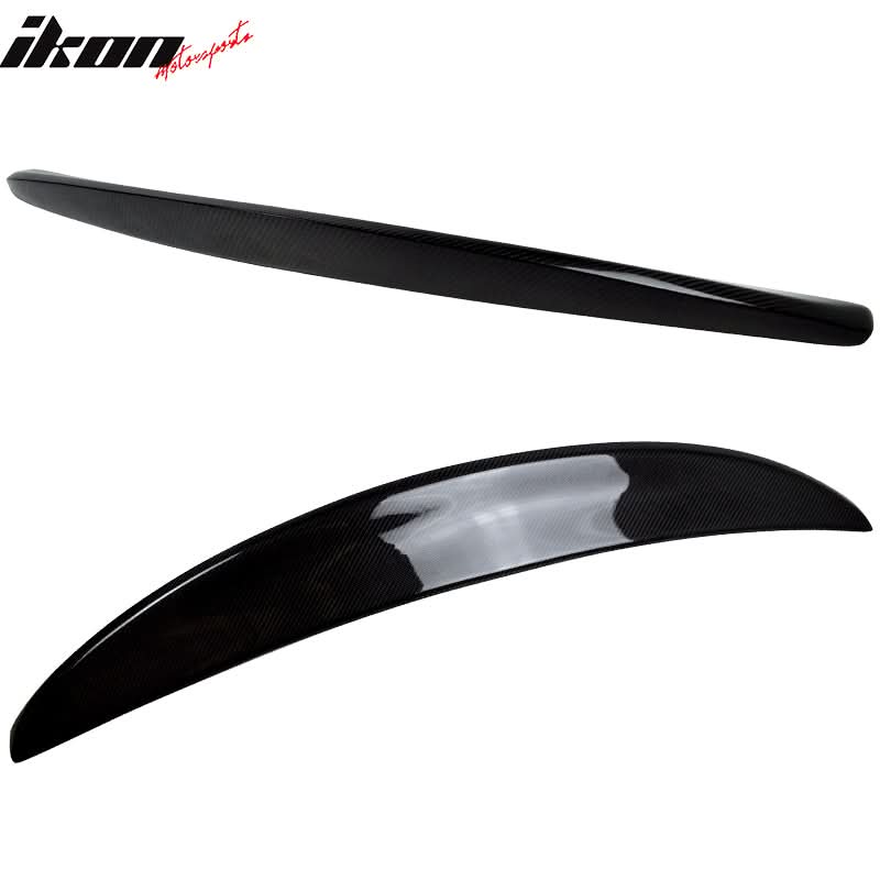 2008-2014 Maserati Gran Turismo Coupe Ikon Carbon Fiber Trunk Spoiler - Image 2
