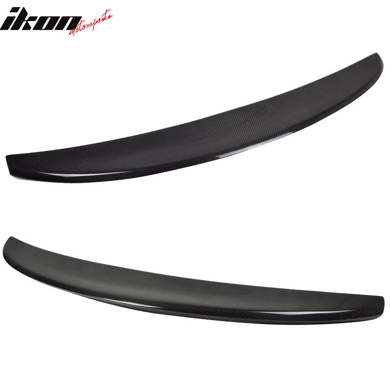2008-2014 Maserati Gran Turismo Coupe Ikon Carbon Fiber Trunk Spoiler - Image 3