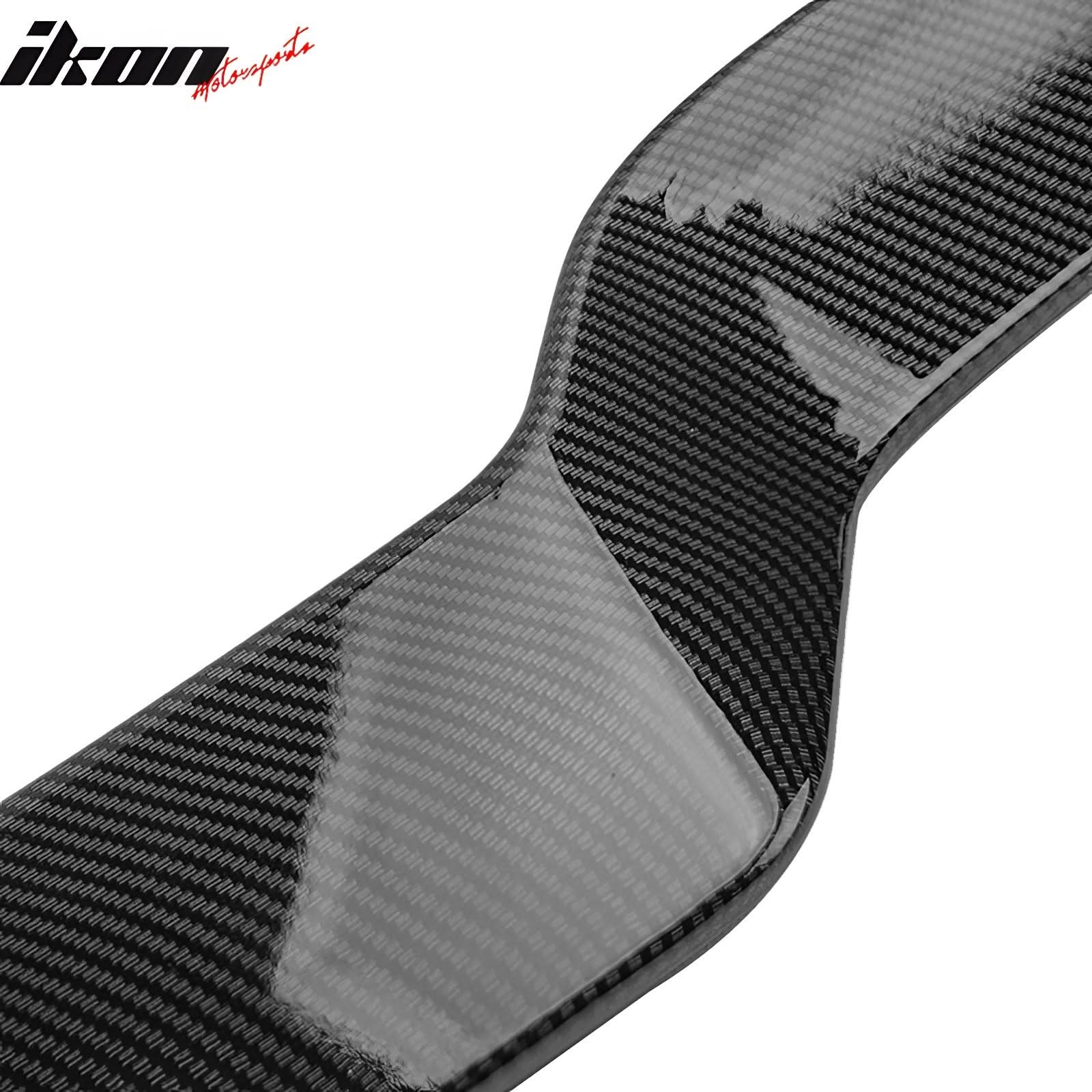 2008-2014 Subaru Impreza STI Carbon Fiber Print Rear Bumper Lip ABS - Image 7