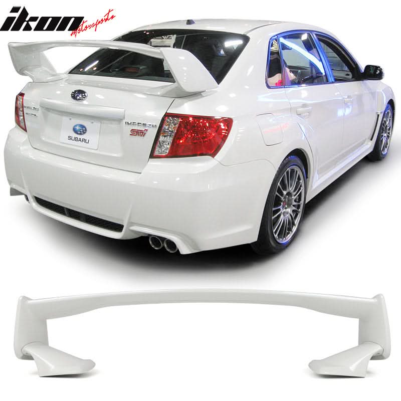 2008-2014 Subaru WRX 08-11 Impreza STI STI Style Trunk Spoiler ABS - Image 12