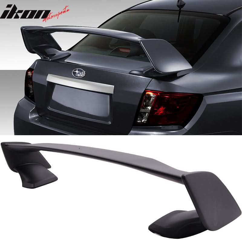 2008-2014 Subaru WRX 08-11 Impreza STI STI Style Trunk Spoiler ABS - Image 8
